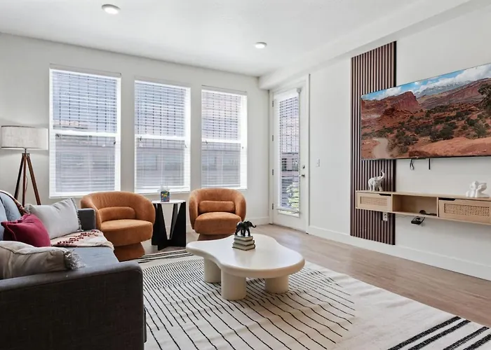 Stylish 1Br W Gym, Walk To Temple Square