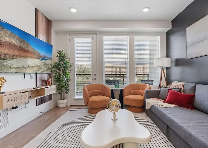 Stylish 1Br W Gym, Walk To Temple Square